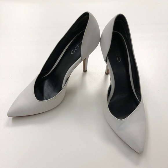 ALDO Shoes - Aldo Cutout White Heels